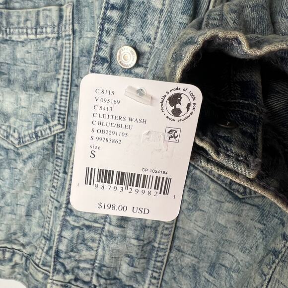 Free People Denim Jacket Size Small - Picture 3 of 10